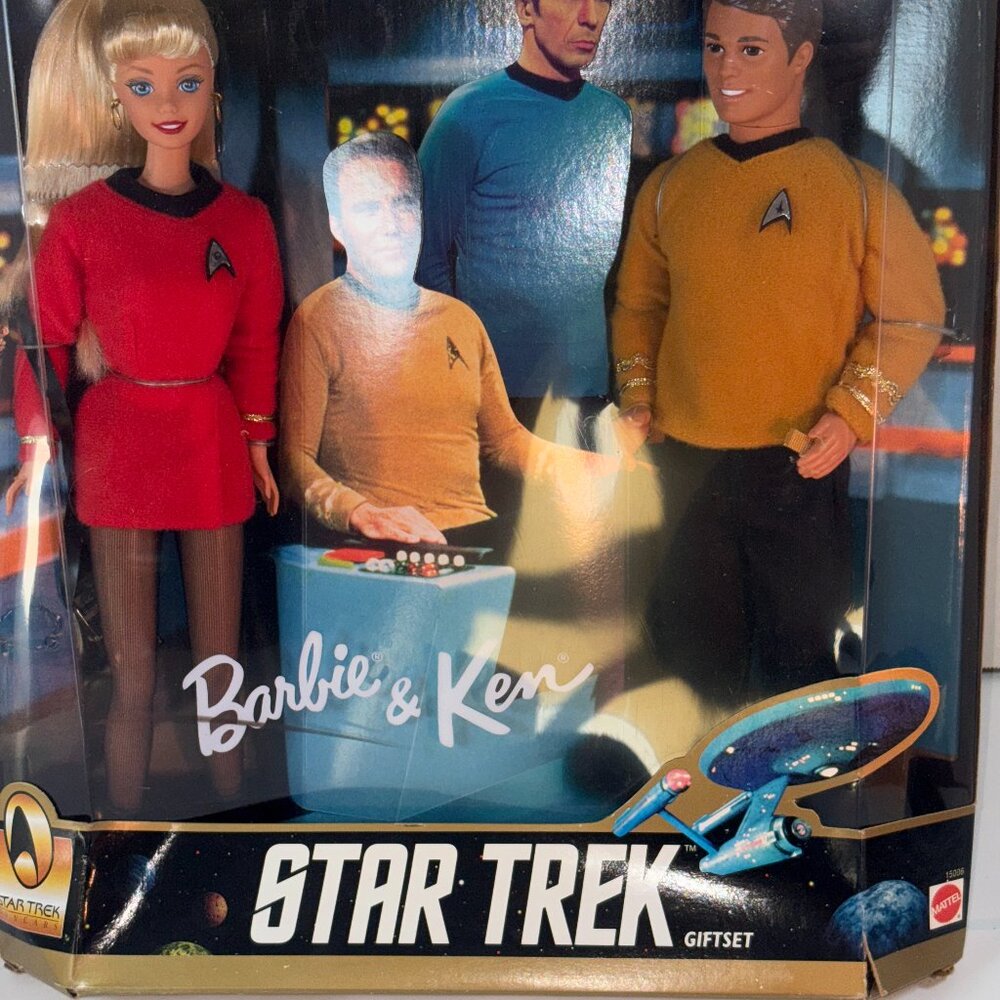 Vintage Barbie Doll Star Trek Anniversary Set
